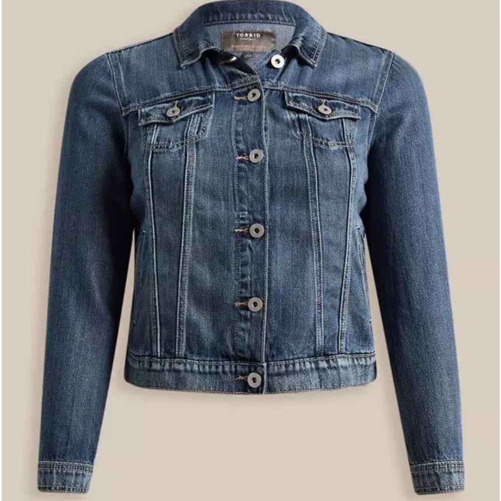 Torrid Tencel Trucker Jacket